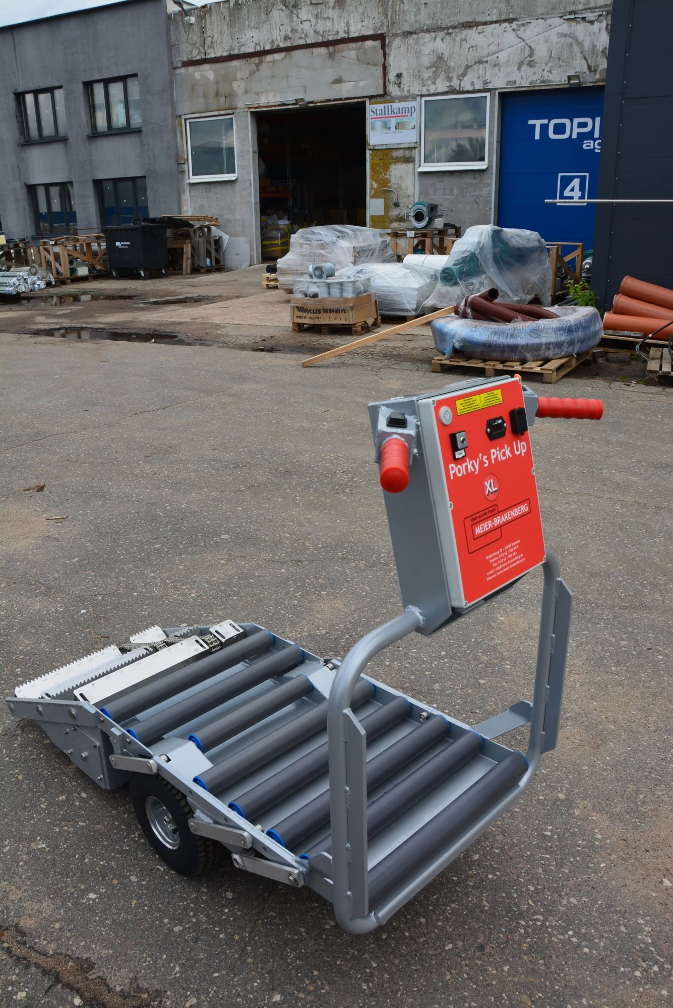 Тележка для перевозки павших свиней Porky's Pick Up XL для свиноматок