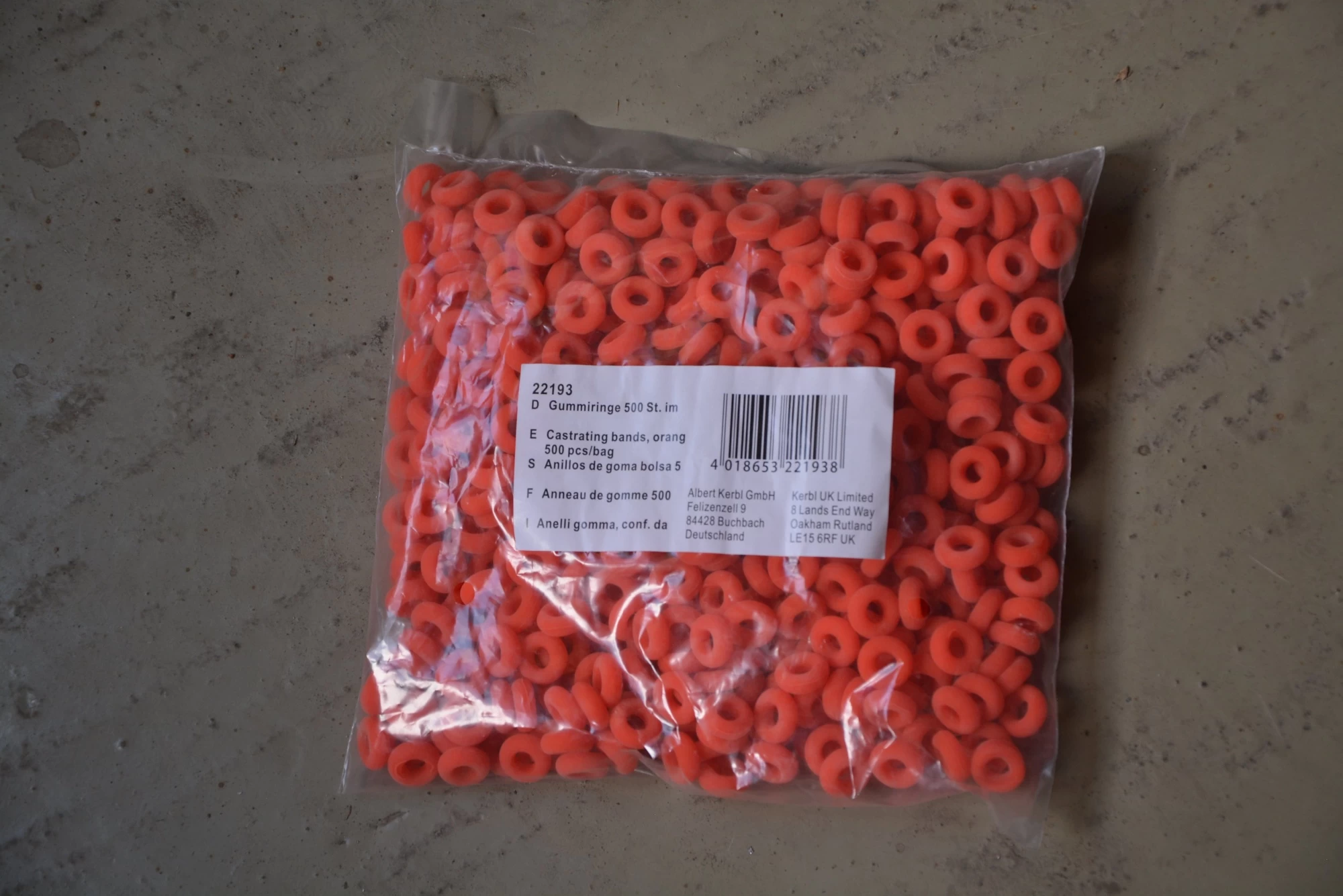 Резиновые кольца для кастрации