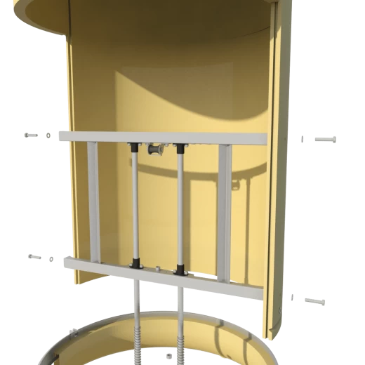 Регулируемый приточный дымоход AIC