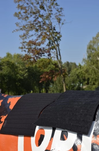 Подкладка (ватник) под бандаж 49х29см, черные