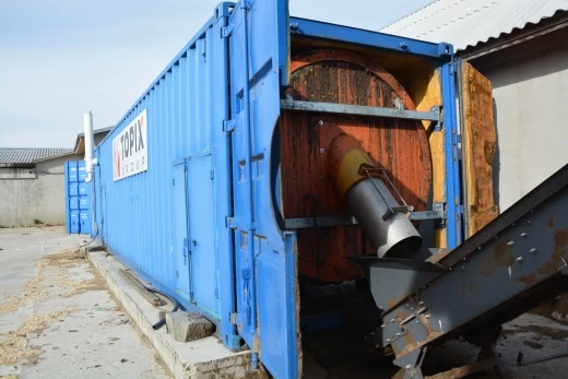 Фильтрационно-сушильная установка для производства подстилки BRS 1000/2000