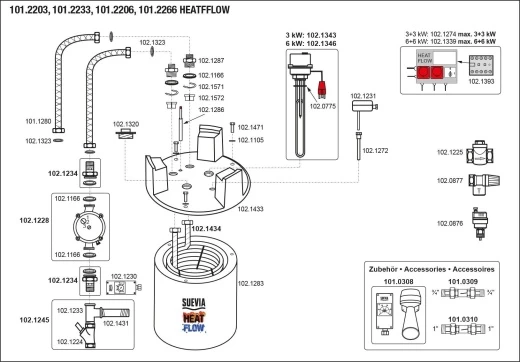 Нагревательный прибор HEATFLOW 6кВт